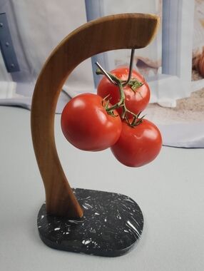 Banana Tree Hanging Fruit Holder With Marble Base